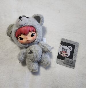 POP MART Hirono Road Journal Grey Gravel Plush Pendant 🪏